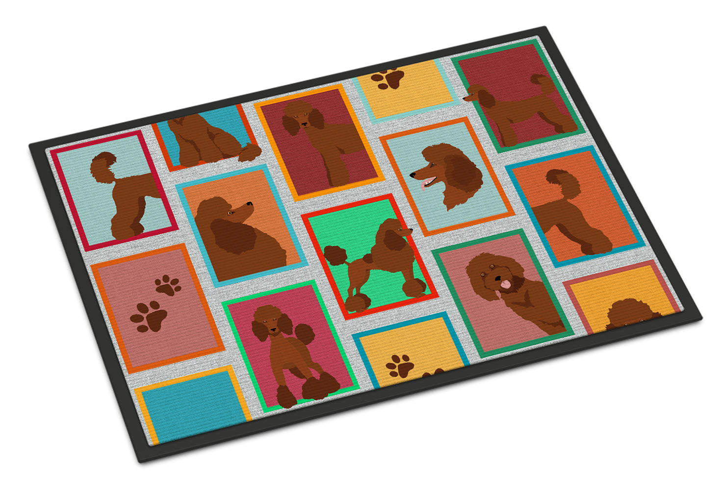 Lots of Chocolate Standard Poodle Doormat
